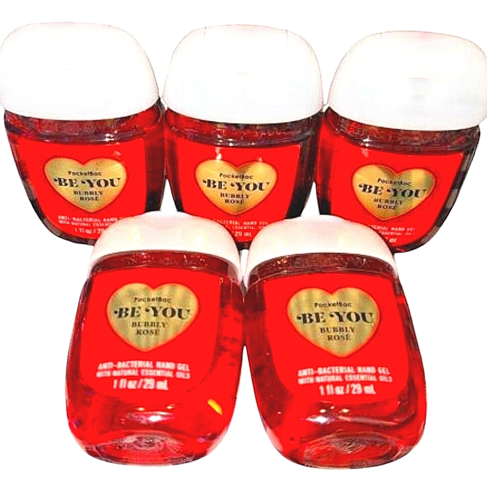 BE YOU BUBBLY ROSÉ HAND SANITIZERS BY BATH AND BODY WORKS